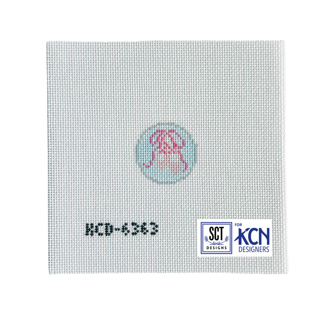 Ballet Key Fob Insert Canvas - KC Needlepoint
