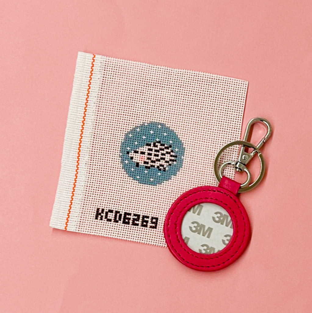 Hedgehog Key Fob Kit - KC Needlepoint