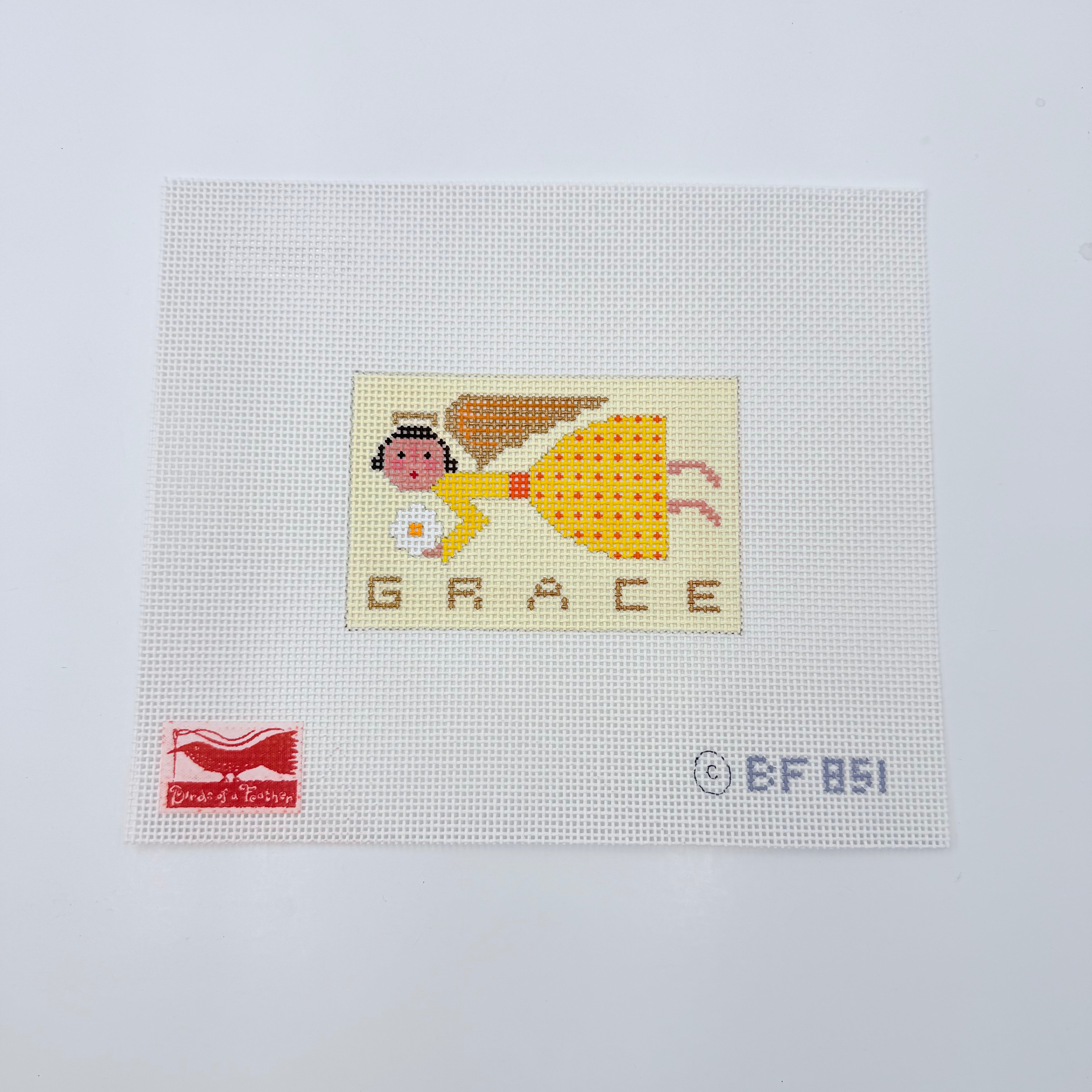 Grace Angel Canvas - KC Needlepoint