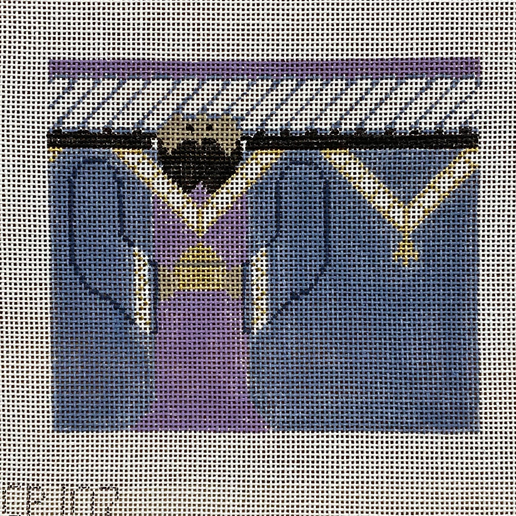 Purple King Roll-Up Canvas - KC Needlepoint