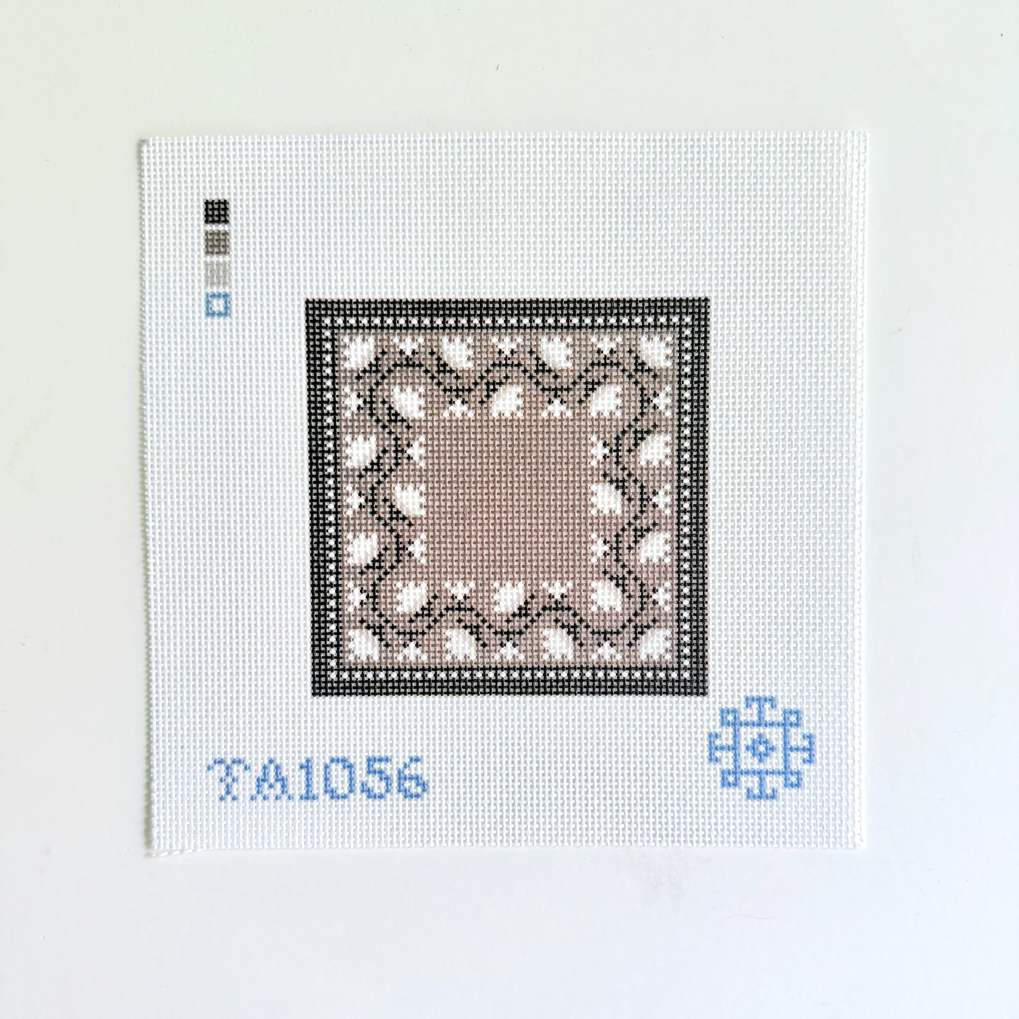 Table Number - Brown Canvas - KC Needlepoint