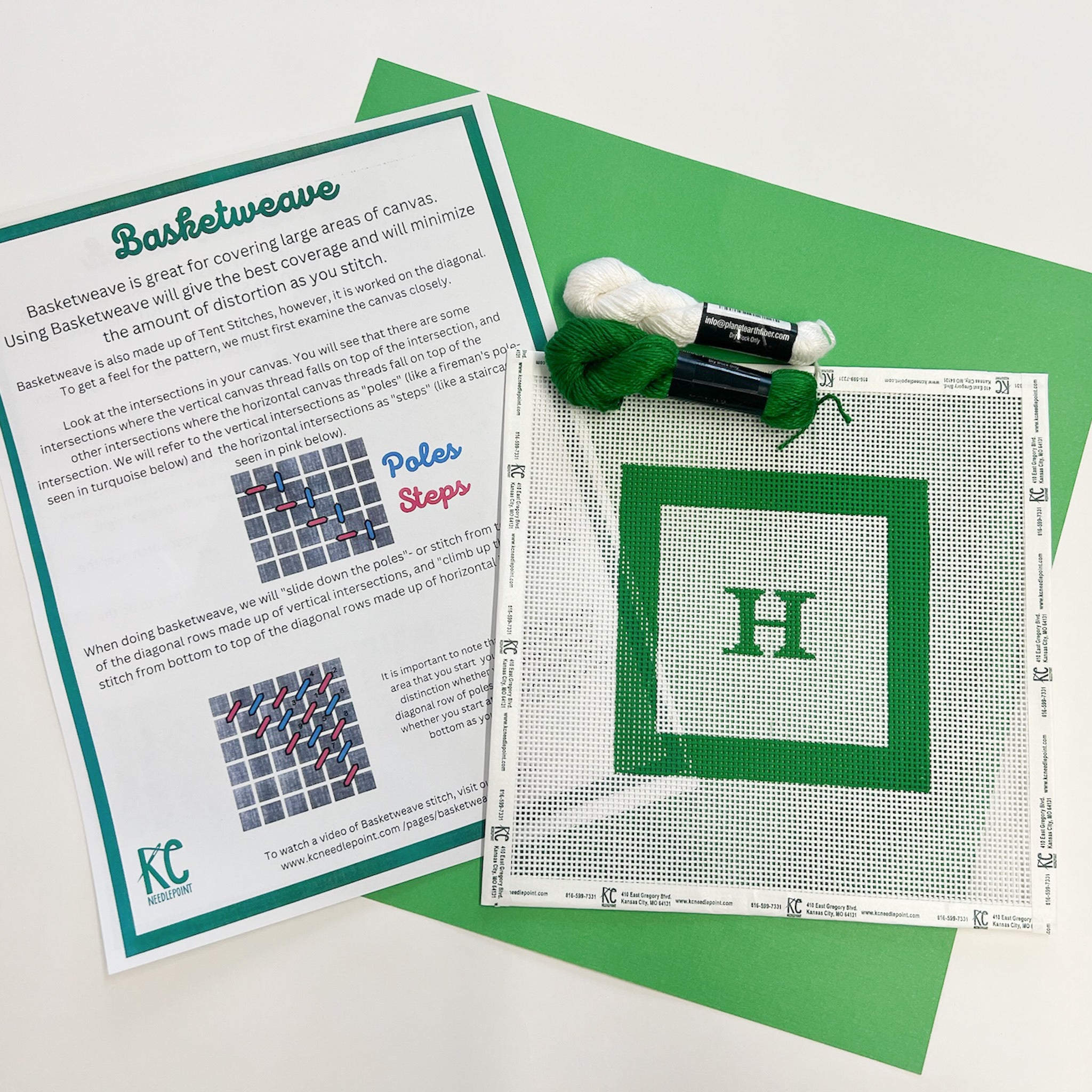 The Alphabet Beginner Kit - KC Needlepoint