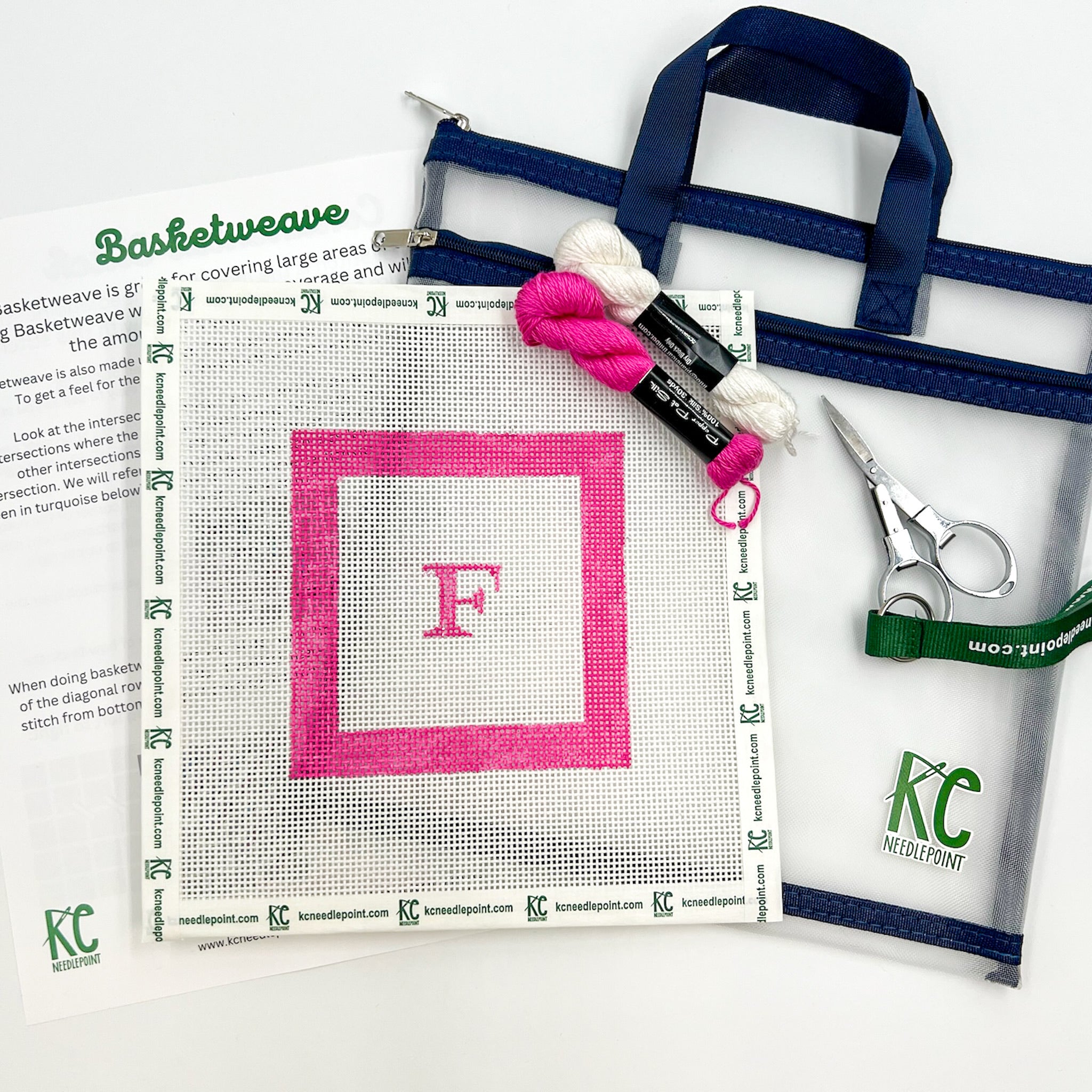 The Alphabet Beginner Kit - KC Needlepoint