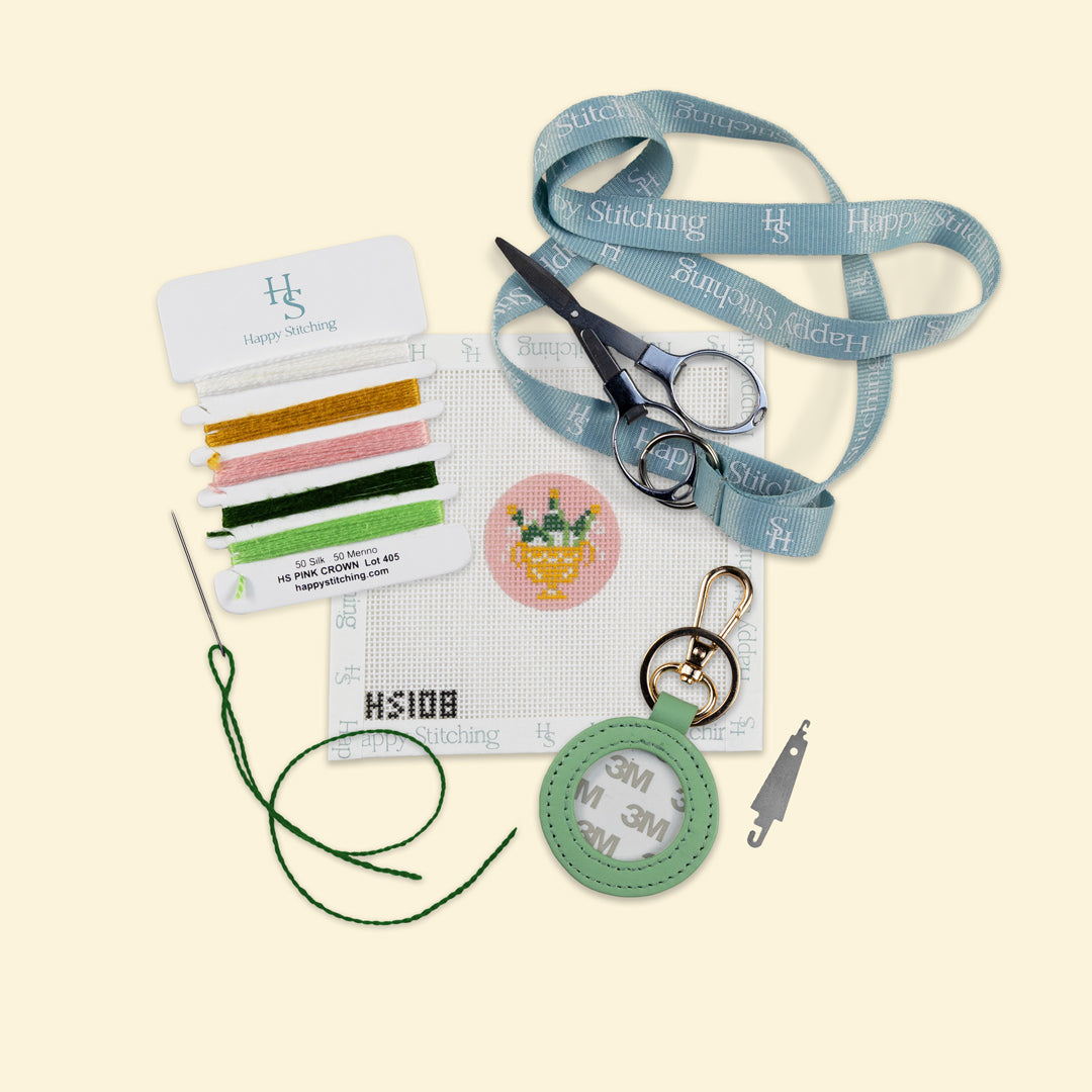 Bubbly Bliss Bag Tag/Key Fob Kit - KC Needlepoint