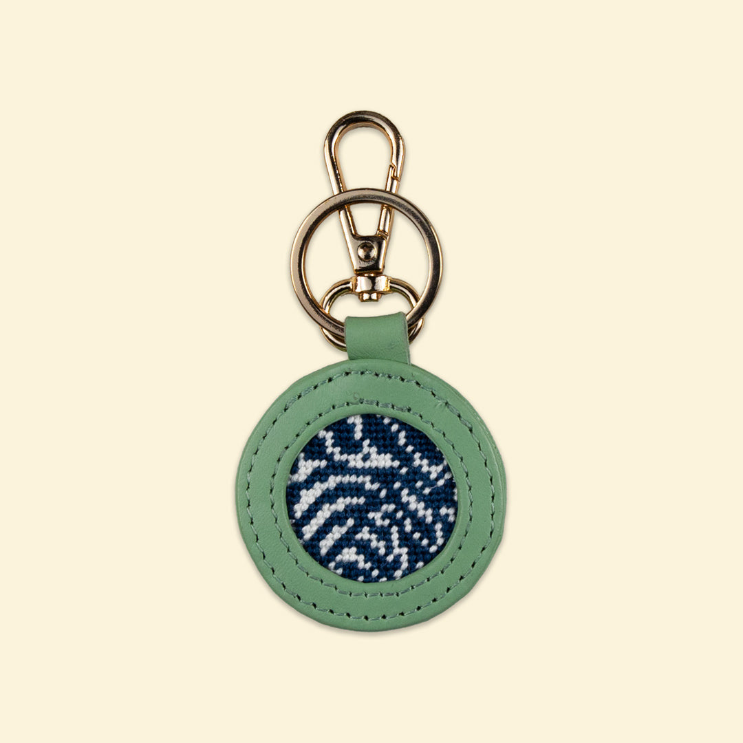 Zebra Dot Bag Tag/Key Fob Kit - KC Needlepoint