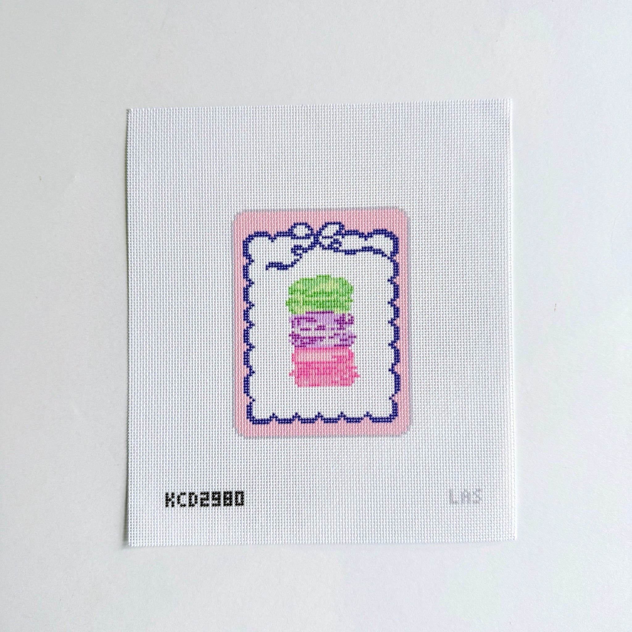 Macarons Canvas - KC Needlepoint