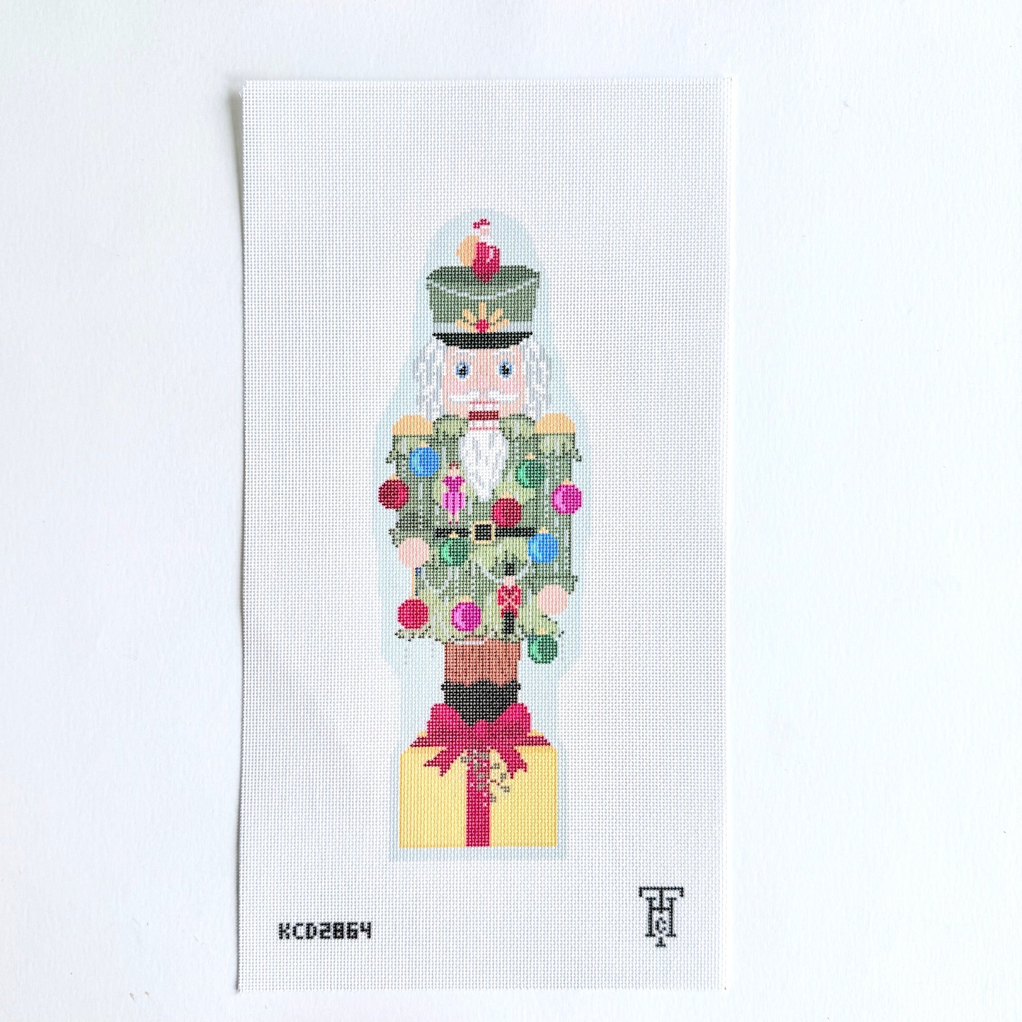 English Christmas Nutcracker Canvas - KC Needlepoint