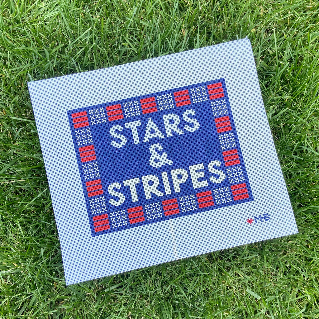Stars and Stripes Canvas - KC Needlepoint