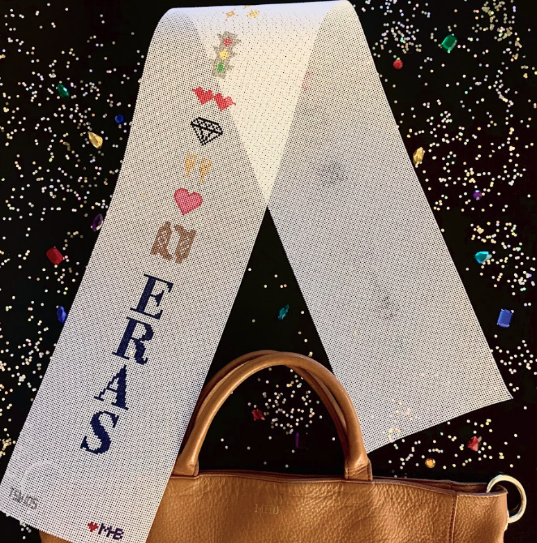 ERAS Bag Strap Canvas KC Needlepoint