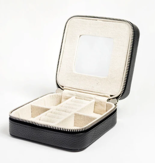 5" Leather Jewelry Box - KC Needlepoint