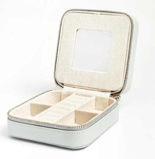 5" Leather Jewelry Box - KC Needlepoint