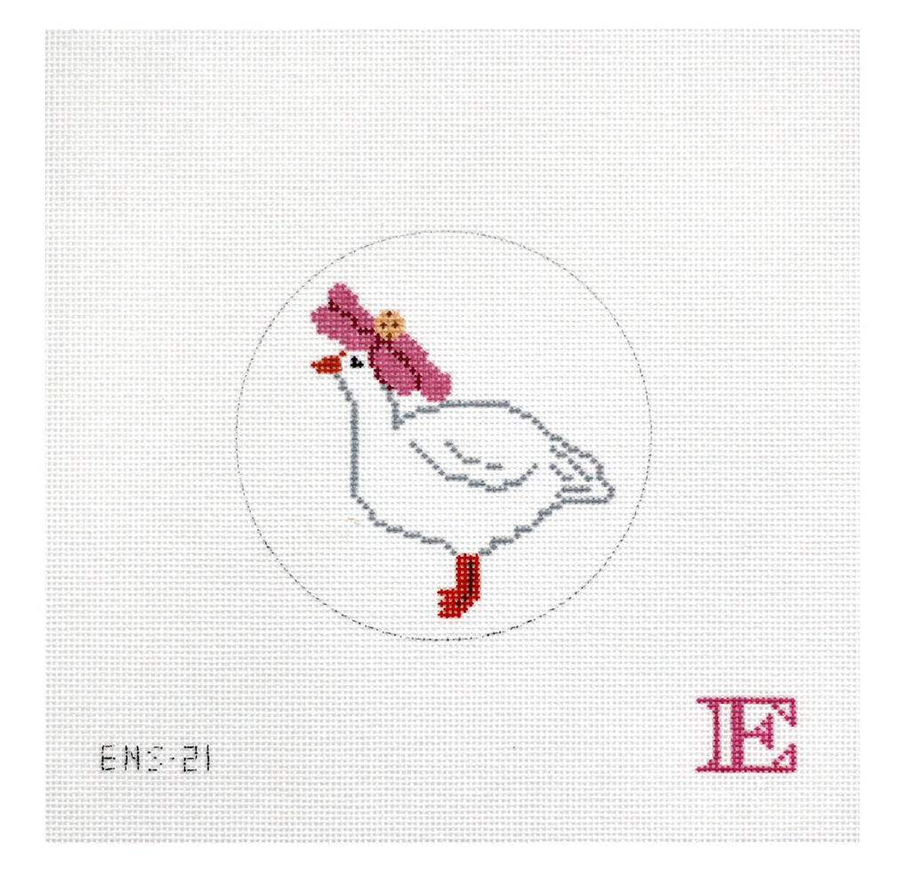 Feathered Friend Canvas - KC Needlepoint