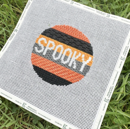 Spooky Round Kit - KC Needlepoint