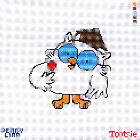 Mr. Owl Canvas - KC Needlepoint