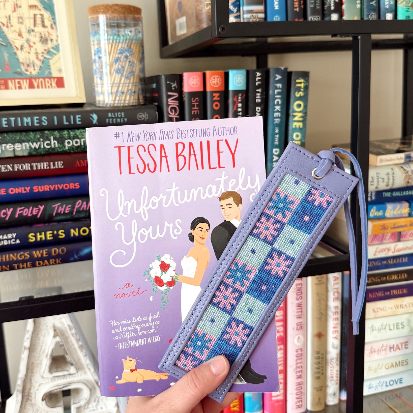 "Bloom Mark" Happy Stitching All-In-One Bookmark Kit - KC Needlepoint