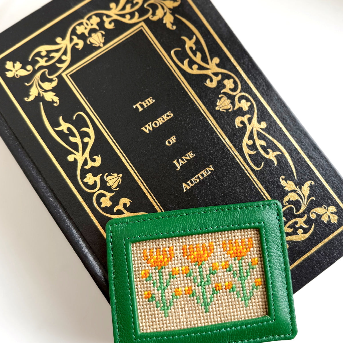 "Marigolden Hour" Happy Stitching All-In-One Card Wallet Kit - KC Needlepoint