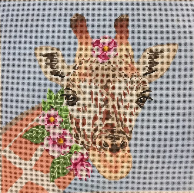 Giraffe Canvas - KC Needlepoint