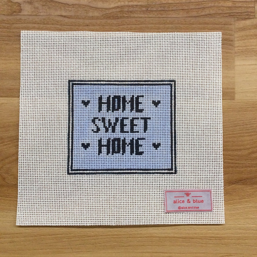 Home Sweet Home Canvas - needlepoint