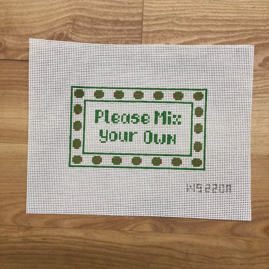 Please Mix Your Own Canvas - KC Needlepoint