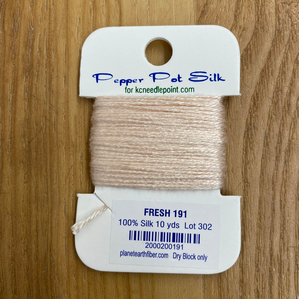 Pepper Pot Silk Card 191 Fresh - KC Needlepoint
