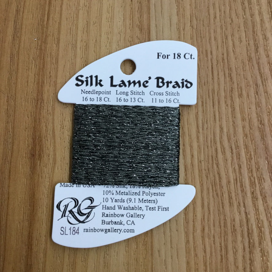 Silk Lamé Braid SL184 Pavement - KC Needlepoint