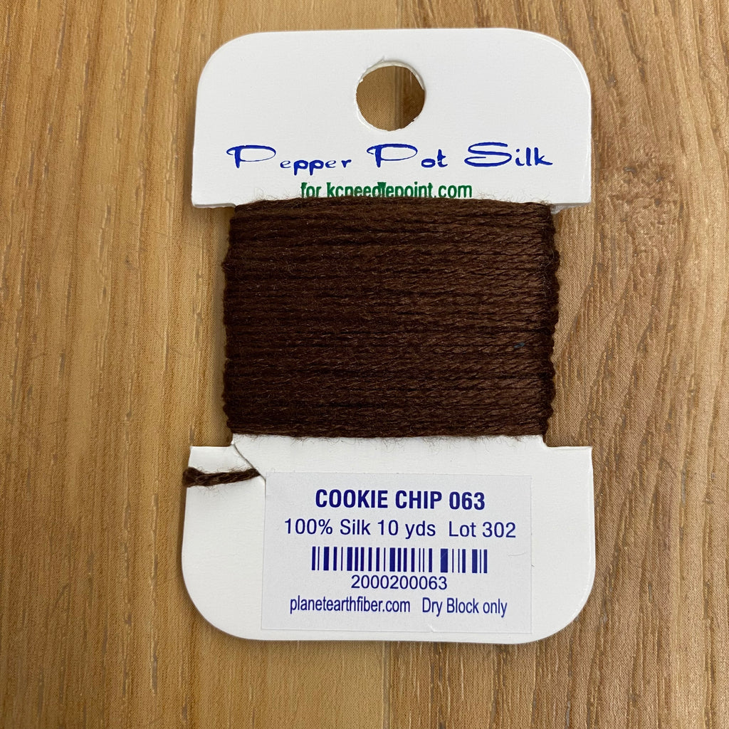 Pepper Pot Silk Card 063 Cookie Chip - KC Needlepoint