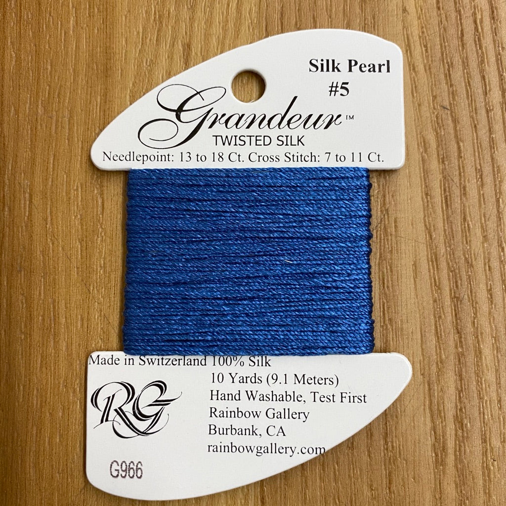 Grandeur Silk G966 Deep Wedgwood - KC Needlepoint