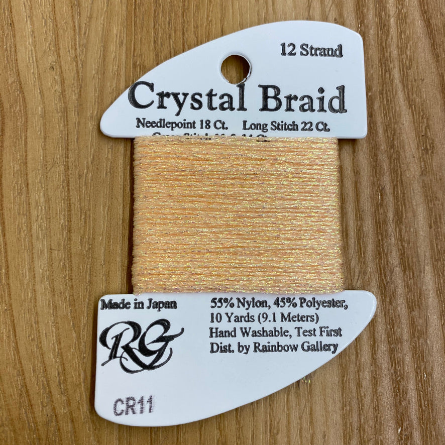 Crystal Braid CR11 Peach Pearl - KC Needlepoint