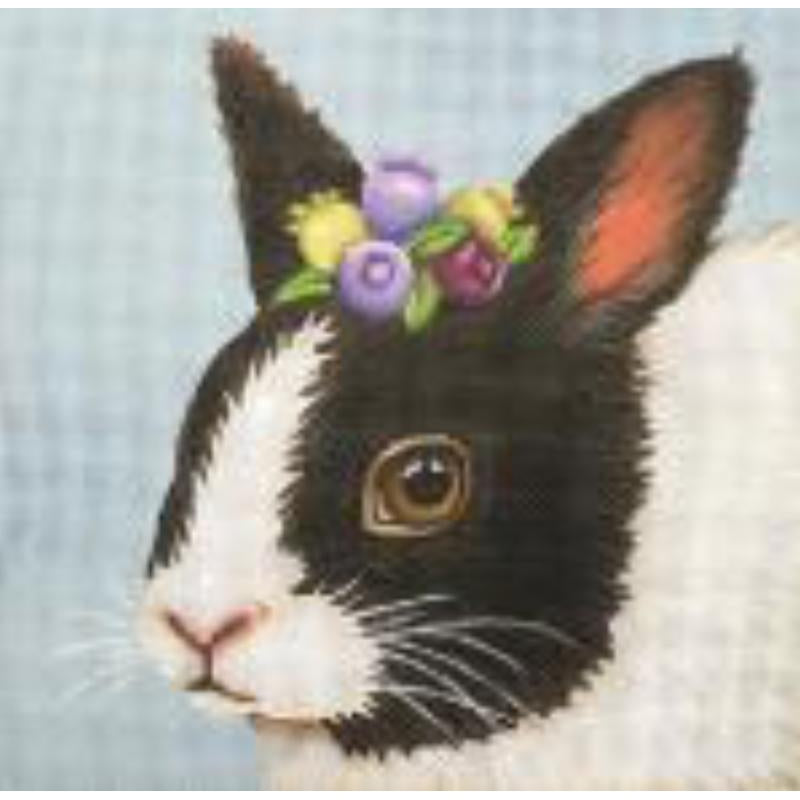 Polly Bunny Canvas - KC Needlepoint