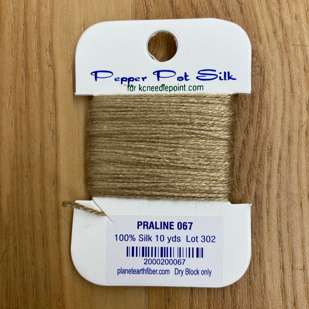 Pepper Pot Silk Card 067 Praline - KC Needlepoint