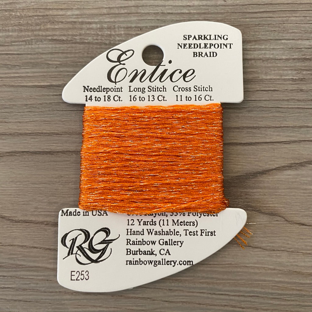 Entice E253 Sun Orange - KC Needlepoint
