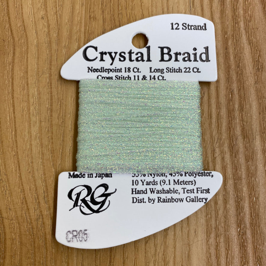 Crystal Braid CR05 Mint Green Pearl - KC Needlepoint