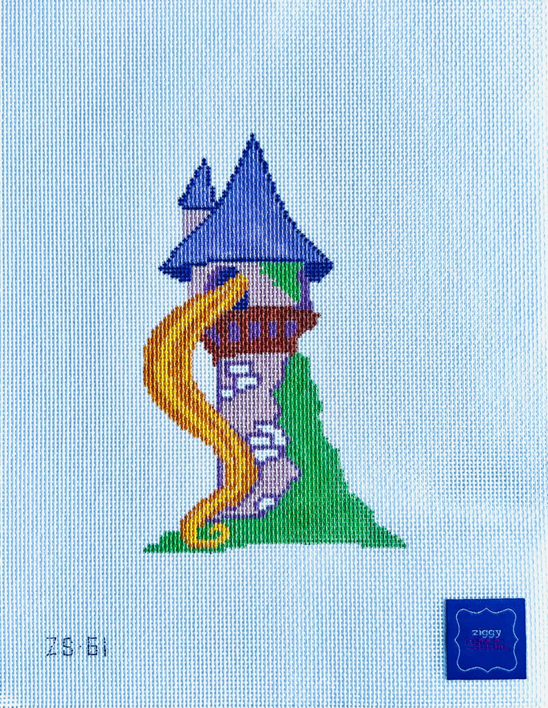 Long Hair Don't Care Canvas - KC Needlepoint