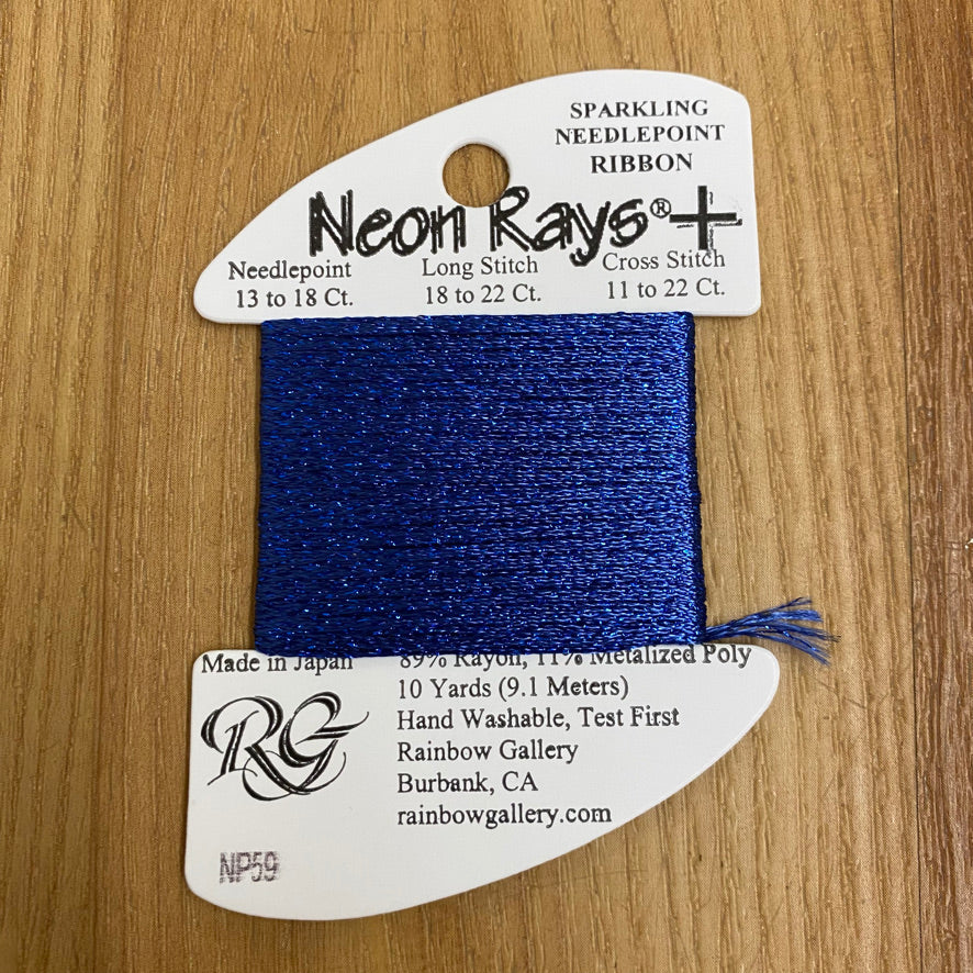 Neon Rays+ NP59 Royal Blue - KC Needlepoint