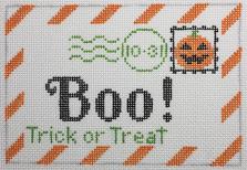 Boo Letter Canvas - KC Needlepoint