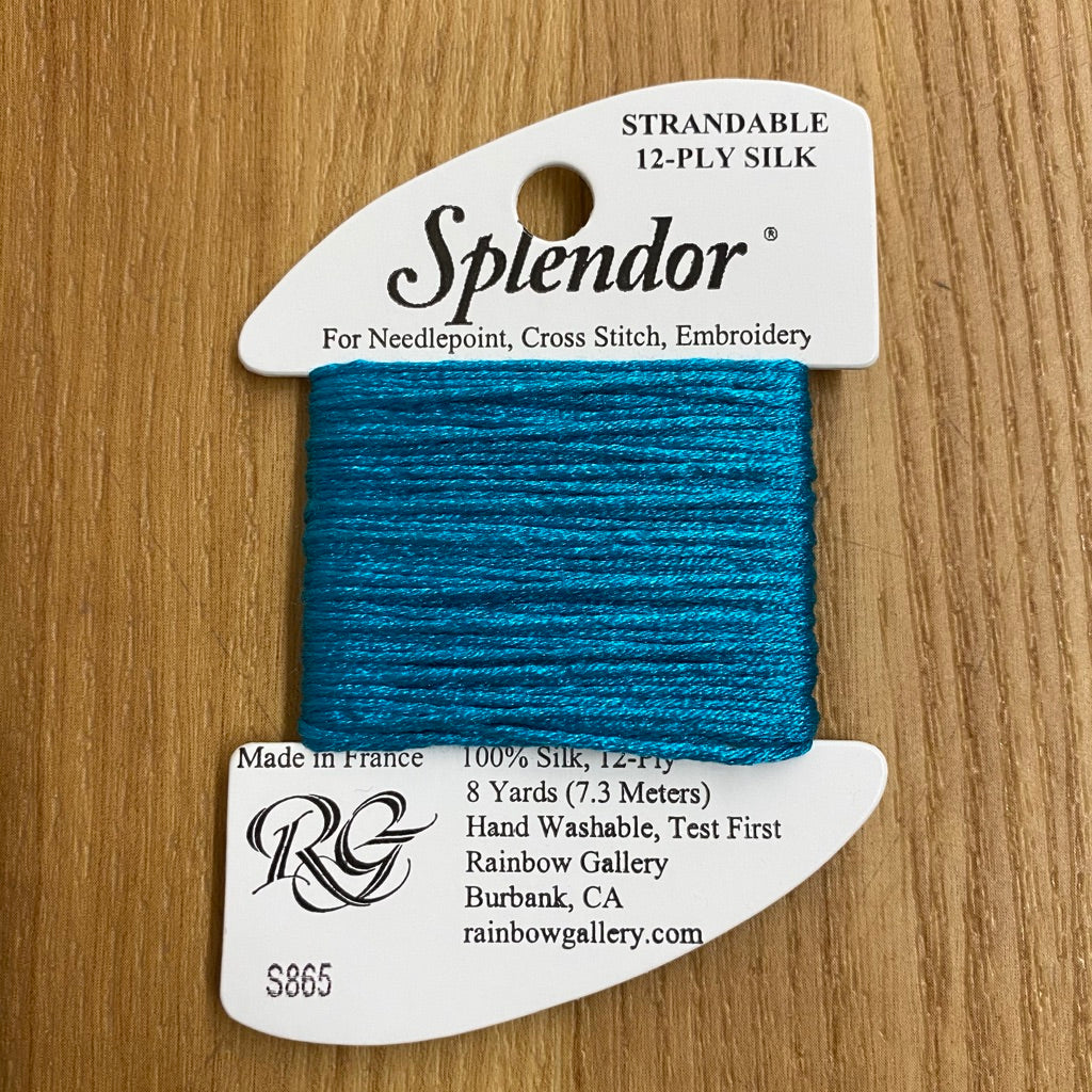 Splendor S865 Dark Aqua - KC Needlepoint
