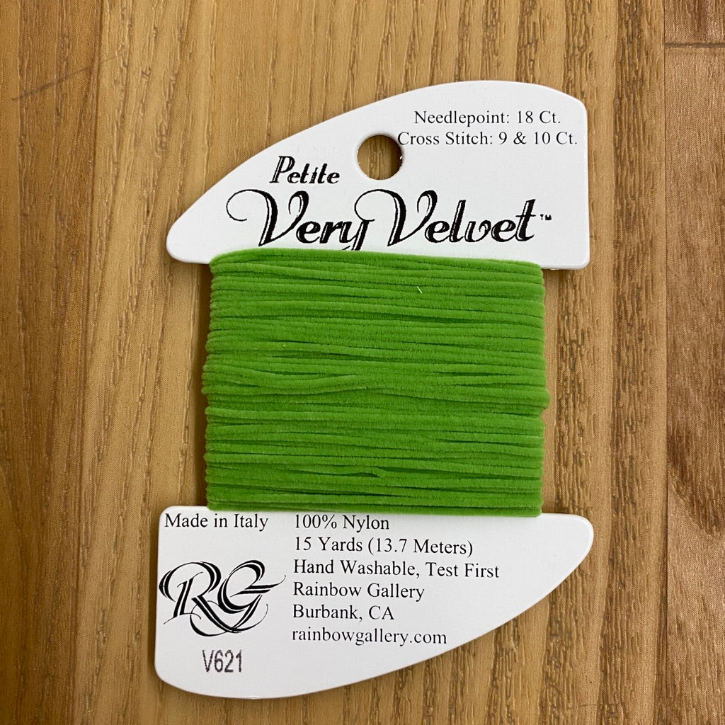 Petite Very Velvet V621 Lite Green - KC Needlepoint