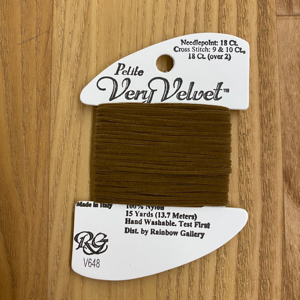Petite Very Velvet V648 Very Dark Fawn - KC Needlepoint
