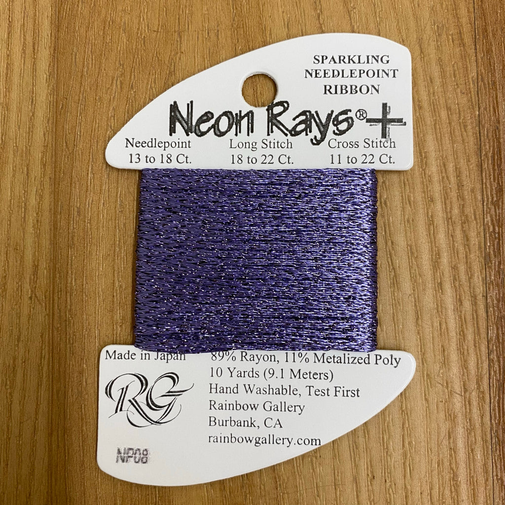 Neon Rays+ NP08 Amethyst - KC Needlepoint