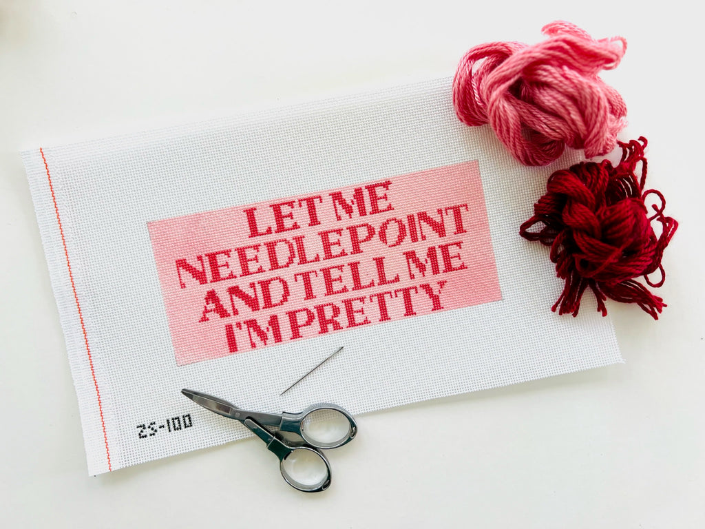 Let Me Needlepoint Small Canvas - KC Needlepoint