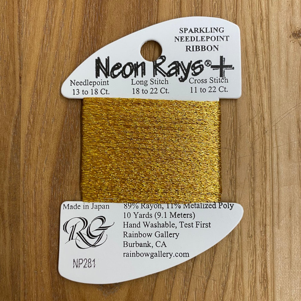 Neon Rays+ NP281 Persian Gold - KC Needlepoint