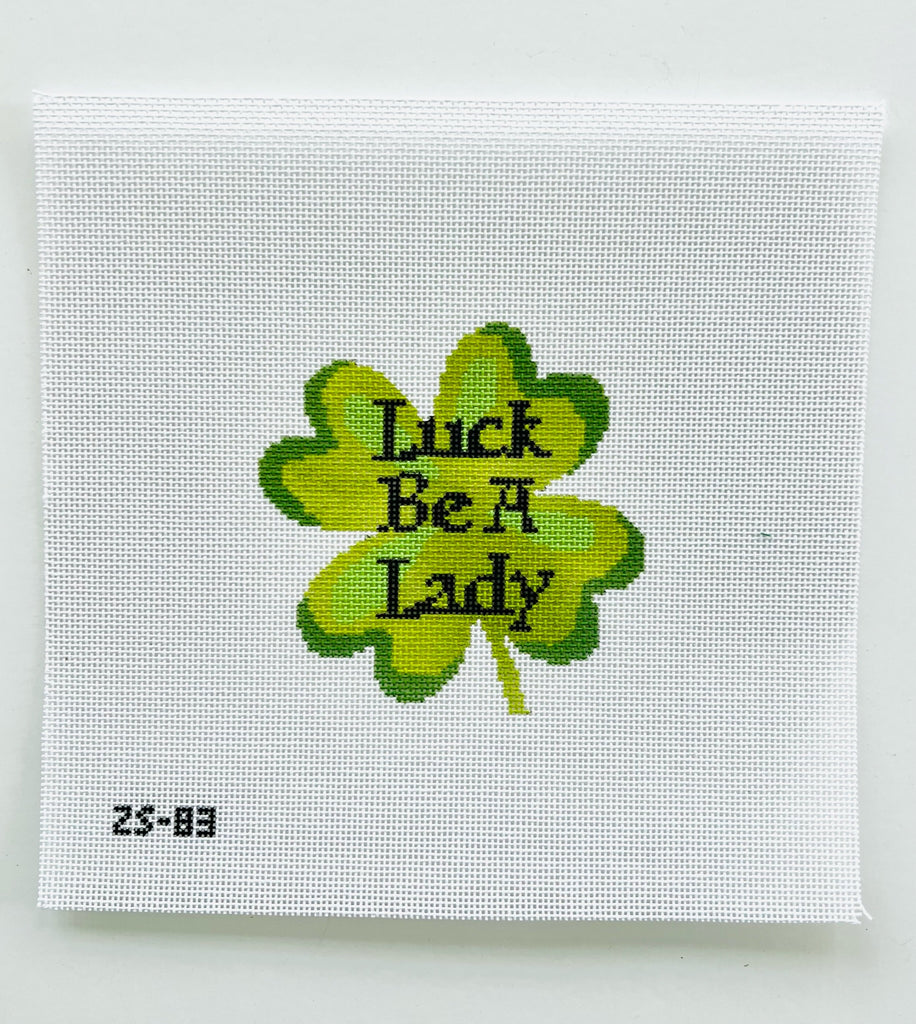 Luck Be a Lady Canvas - KC Needlepoint
