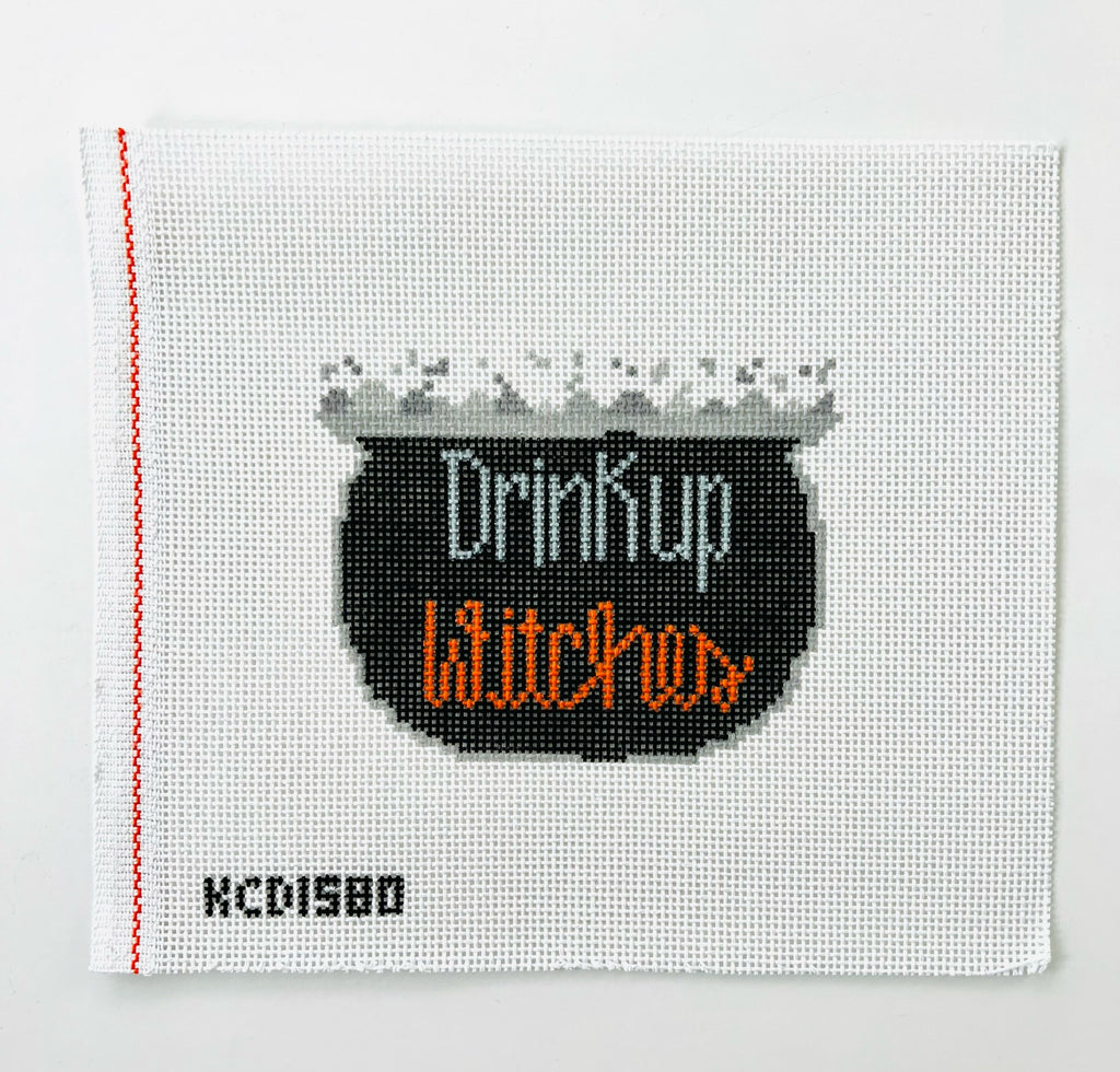 Drink Up Witches Canvas - KC Needlepoint