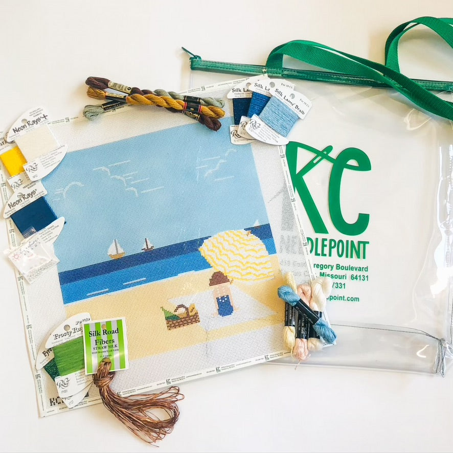 A Day at the Beach Kit - KC Needlepoint