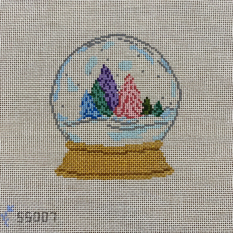 Snow Globe Canvas - KC Needlepoint