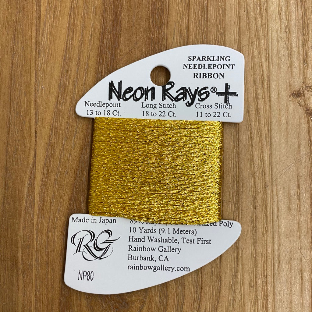 Neon Rays+ NP80 Gold - KC Needlepoint