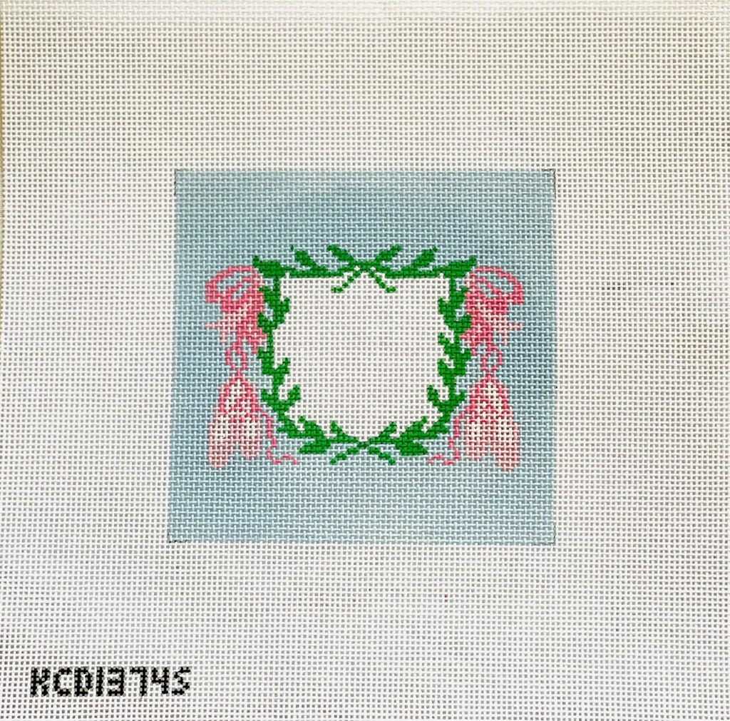 Ballet Crest Canvas - KC Needlepoint
