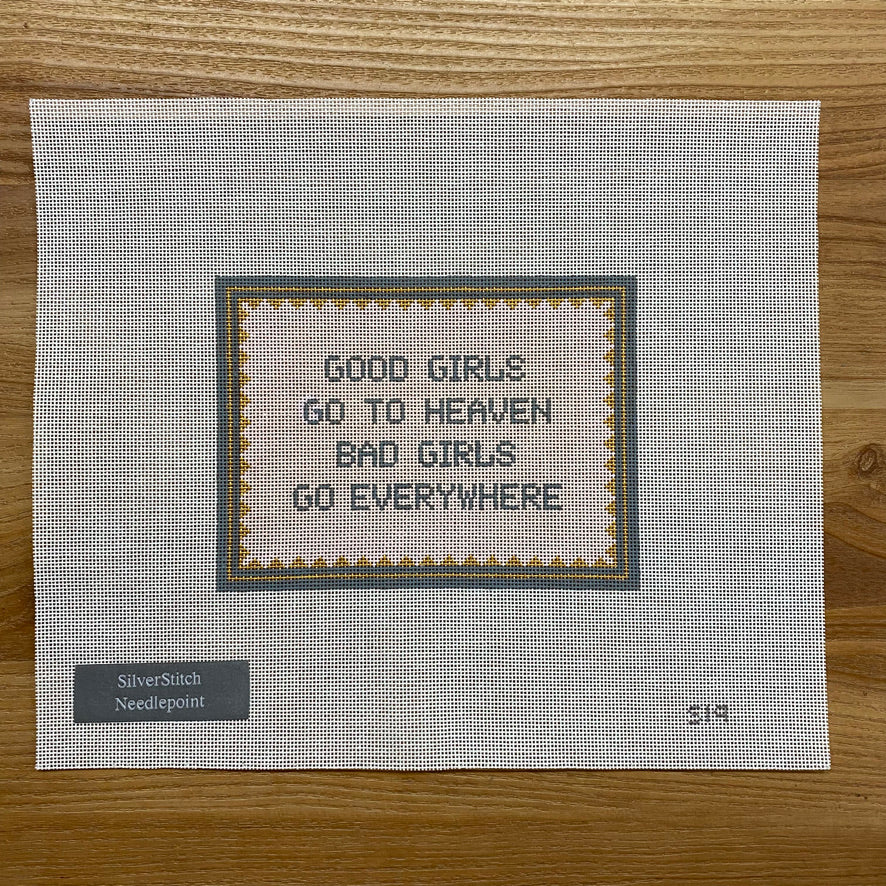 Good Girls Go to Heaven... Canvas - KC Needlepoint