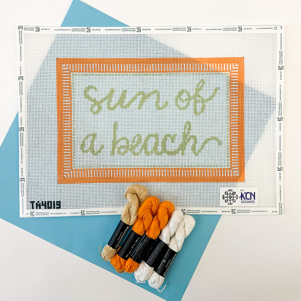 Sun of a Beach Kit - KC Needlepoint