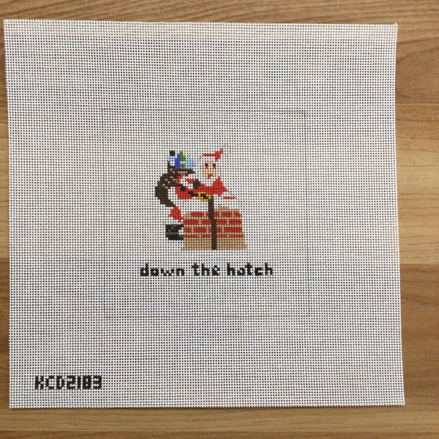 Down the Hatch - KC Needlepoint
